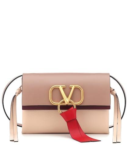 Valentino Garavani Valentino Garavani Vring Small Leather Shoulder Bag