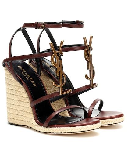 Prada Cassandra Leather Espadrilles