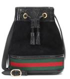 Victoria Beckham Ophidia Leather Bucket Bag