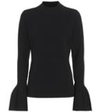 Diane Von Furstenberg Flutter Sleeve Sweater
