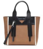 Fendi Kids Ouverture Small Leather-trimmed Tote