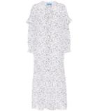 Saint Laurent Erika Floral-printed Silk Dress