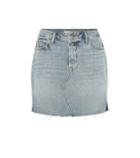 Grlfrnd Blaire High-waisted Denim Miniskirt
