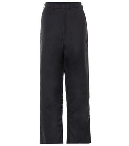 Miu Miu X Brioni Wool Cropped Trousers