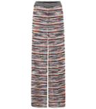 Missoni Striped Knit Wide-leg Pants