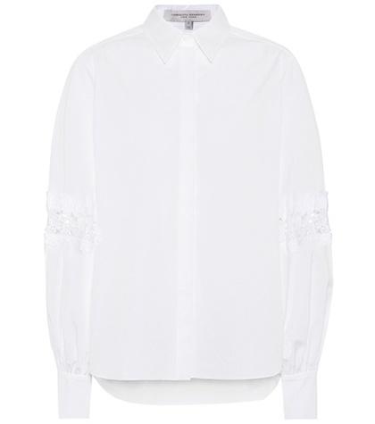 Carolina Herrera Embroidered Cotton Shirt