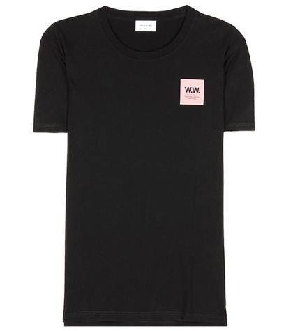 Wood Wood Slater Printed Cotton T-shirt
