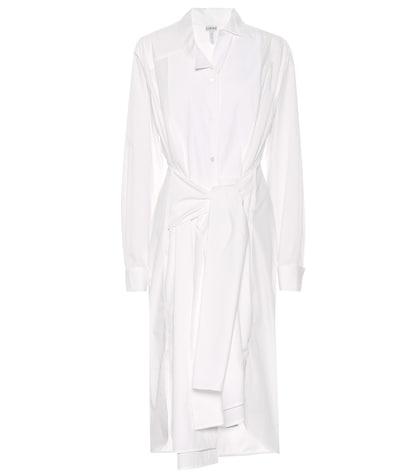 Loewe Cotton-blend Shirt Dress
