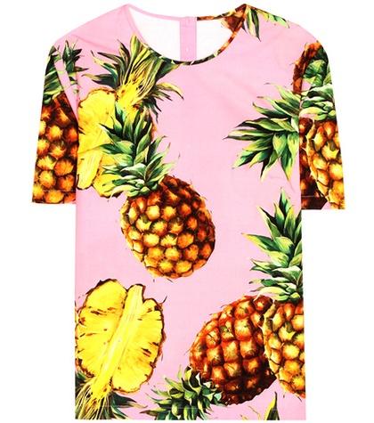 Dolce & Gabbana Printed Cotton Top