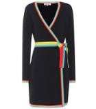 Diane Von Furstenberg Stretch Knit Wrap Dress