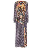 Frame Floral-printed Maxi Wrap Dress