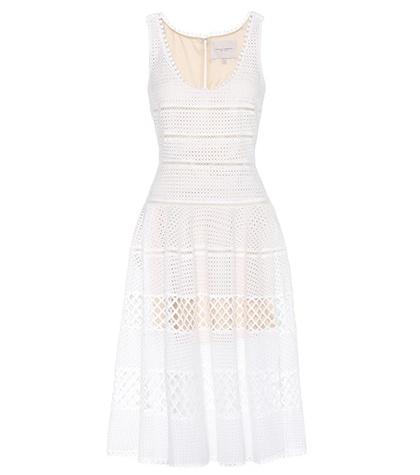 Carolina Herrera Cotton Lace Dress