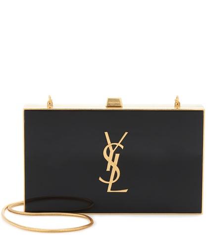 Saint Laurent Tuxedo Box Clutch