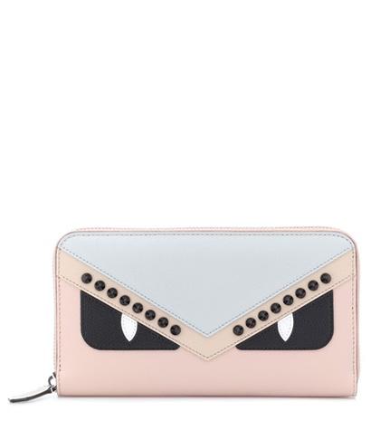 Fendi Zip-around Leather Wallet