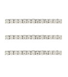 Christian Louboutin Set Of 3 Crystal Bobby Pins