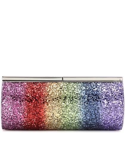 Tod's Trinket Glitter Clutch
