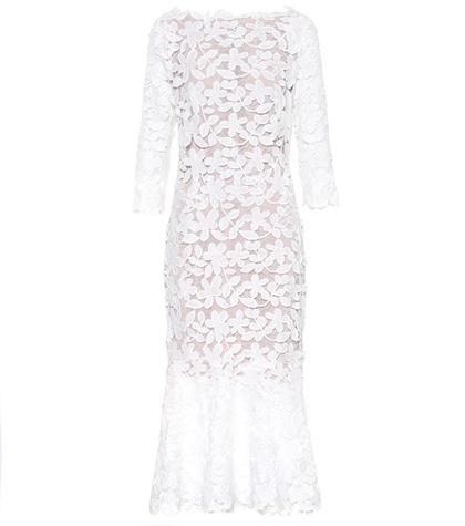 Kayu Lace Midi Dress