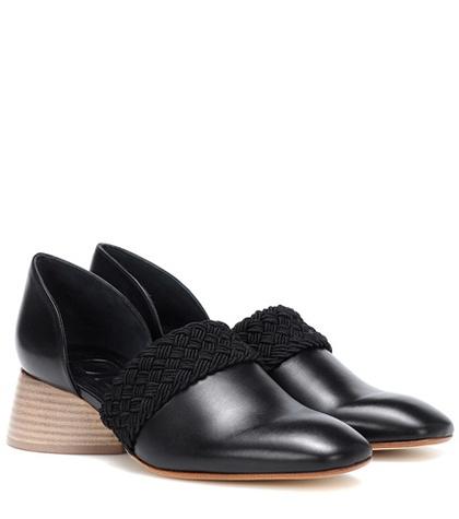 Loewe Flex 40 Leather Loafers