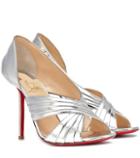 Alexandre Vauthier Drapa Notta 100 Leather Sandals