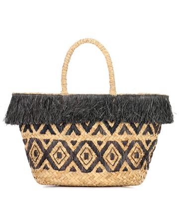 Kayu Lilian Sea Grass And Raffia Tote