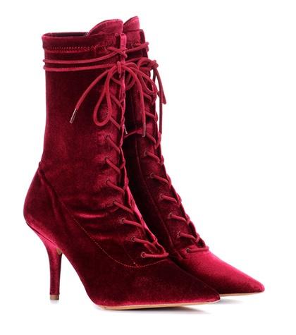 Yeezy Velvet Ankle Boots (season 5)