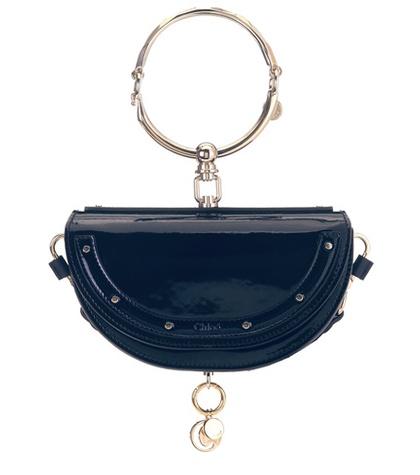 Chlo Nile Minaudière Leather Bracelet Bag