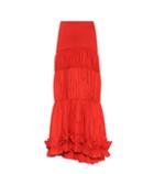 Johanna Ortiz Fleur De Geisha Poplin Maxi Skirt