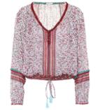 Brunello Cucinelli Bibi Tasseled Cotton Blouse