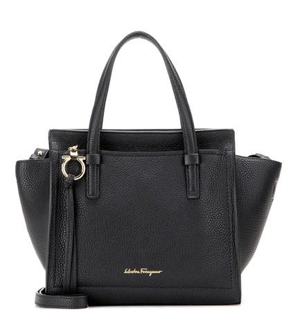 Salvatore Ferragamo Small Amy Leather Tote