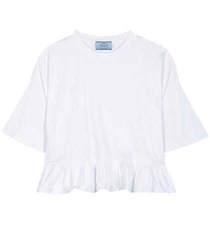 Miu Miu Cotton Crop Top