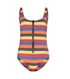 Lisa Marie Fernandez Jasmine Striped Cotton-blend Swimsuit