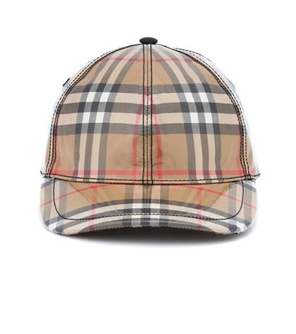 Gabriela Hearst Coated Checked Baseball Hat