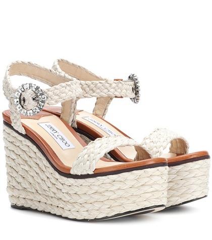 Jimmy Choo Nylah Wedge Sandals