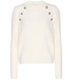 Veronica Beard Simi Embellished Wool Sweater