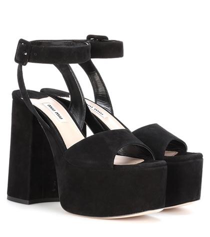 Melissa Odabash Suede Platform Sandals