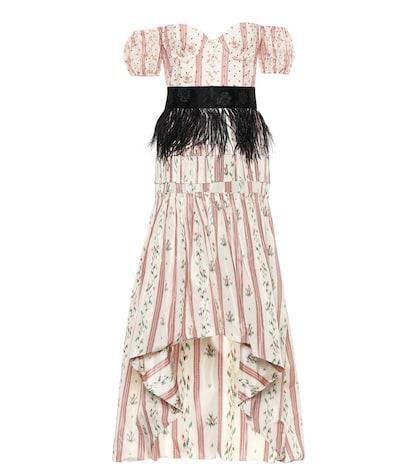 Rochas Oralee Silk-blend Taffeta Dress