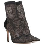 Gianvito Rossi Brinn Lace Ankle Boots