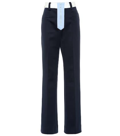 Balenciaga High-rise Straight Jersey Pants