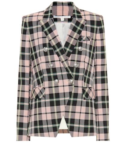 Veronica Beard Miller Dickey Checked Blazer