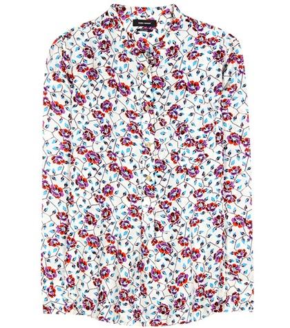Isabel Marant Rusak Printed Silk Shirt