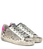 Givenchy Superstar Embossed Leather Sneakers