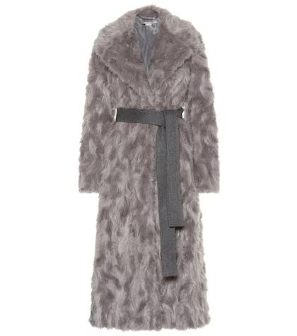 Stella Mccartney Belted Faux Fur Coat