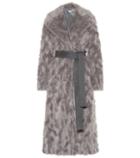 Stella Mccartney Belted Faux Fur Coat
