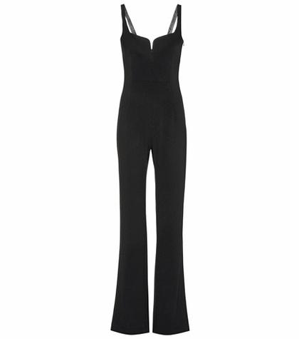 Galvan Corset Crêpe Jumpsuit