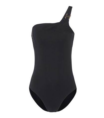 Tory Burch Gemini Link One-shoulder Swimsuit