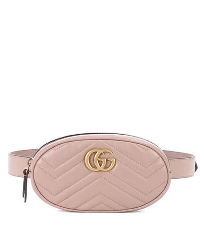 Gucci Gg Marmont Leather Belt Bag