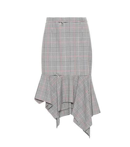 Monse Checked Skirt