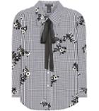 Marc Jacobs Gingham Cotton Shirt With Appliqué