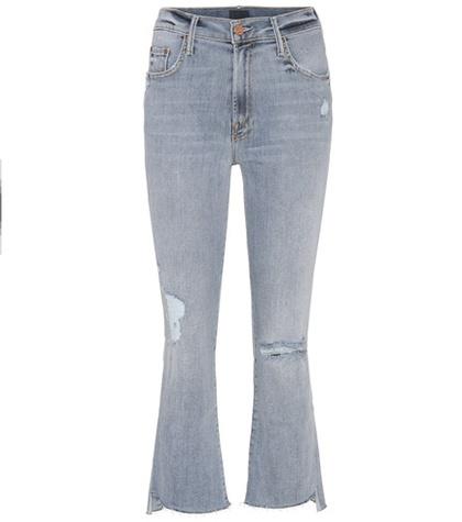 Mother Insider Cropped Flared Jeans