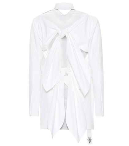 Absence Of Paper Pigtails Cotton Shirt